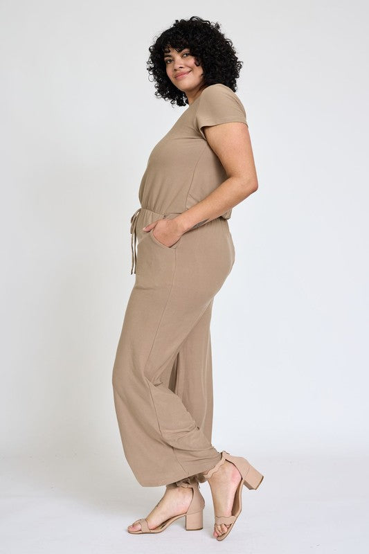 Stilla | Kortærmet Jumpsuit M/lomme