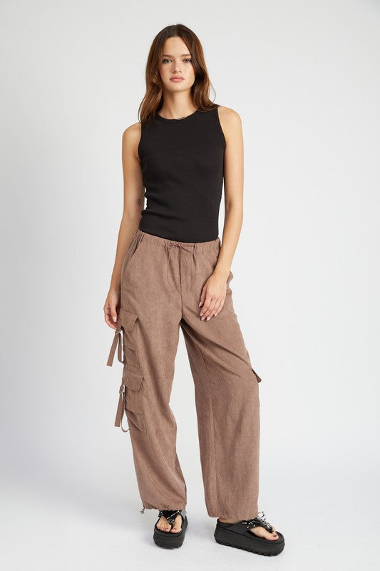 Stilla | Rise Strap Tie Cargo Bukser