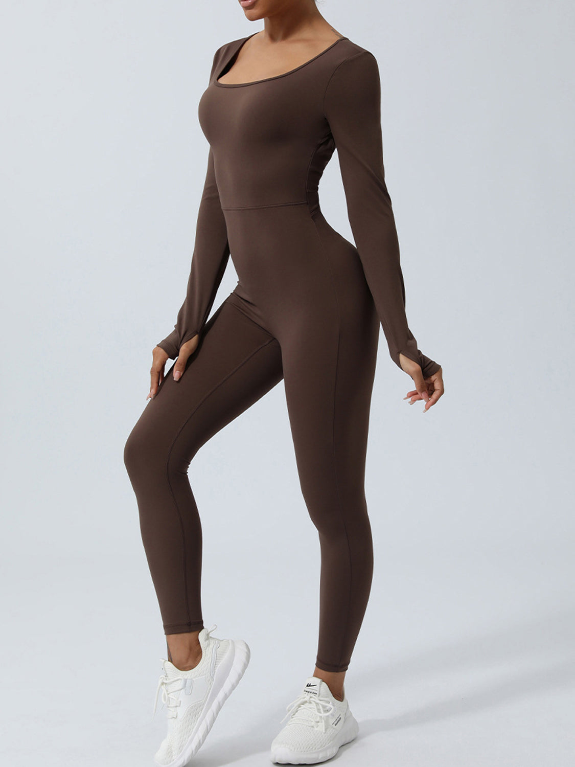 Stilla | Rygfri Langærmet Jumpsuit