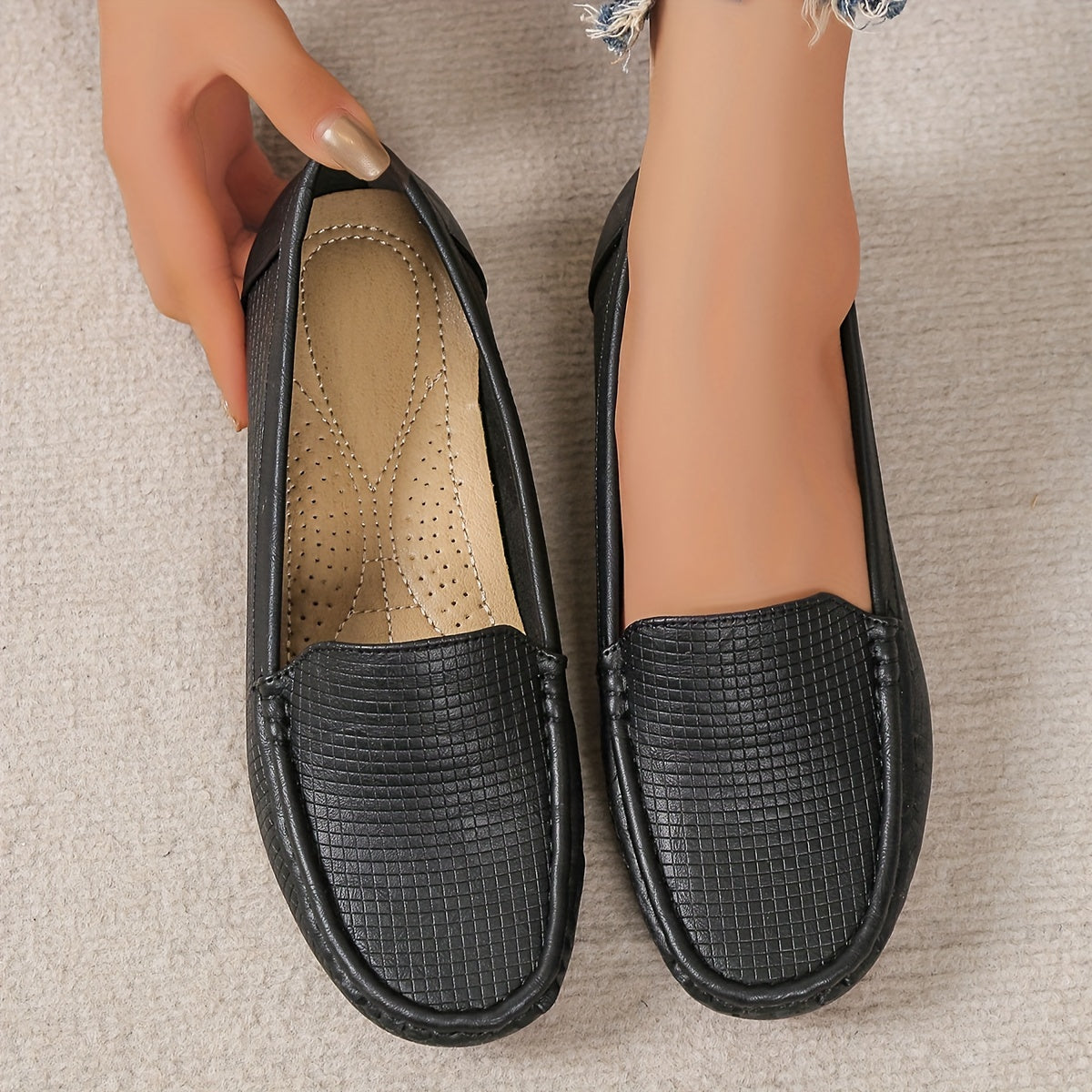 Stilla | Sommer Loafers Til Damer Komfortable Sko Med Flannel Foring