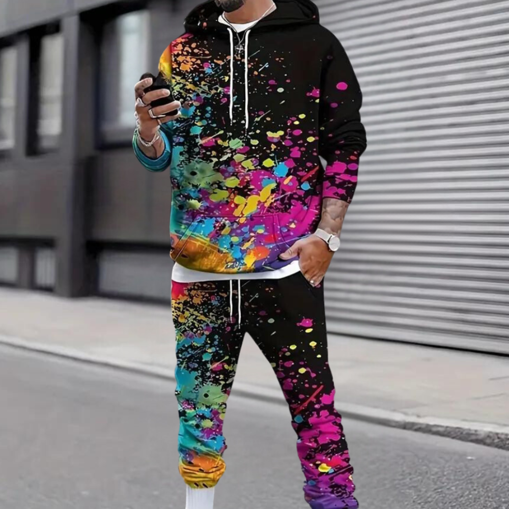 Stilla | Sæt med Hoodie Og Joggingbukser til Mænd