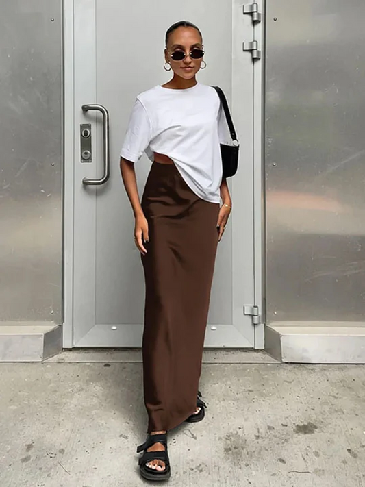 Stilla | Elegant Satin Nederdele