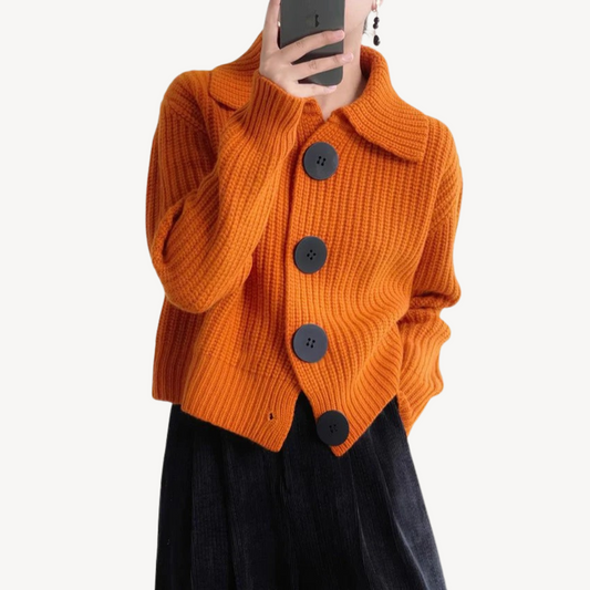 Stilla | Dame Strik-Peter-Pan-Krave Cardigan