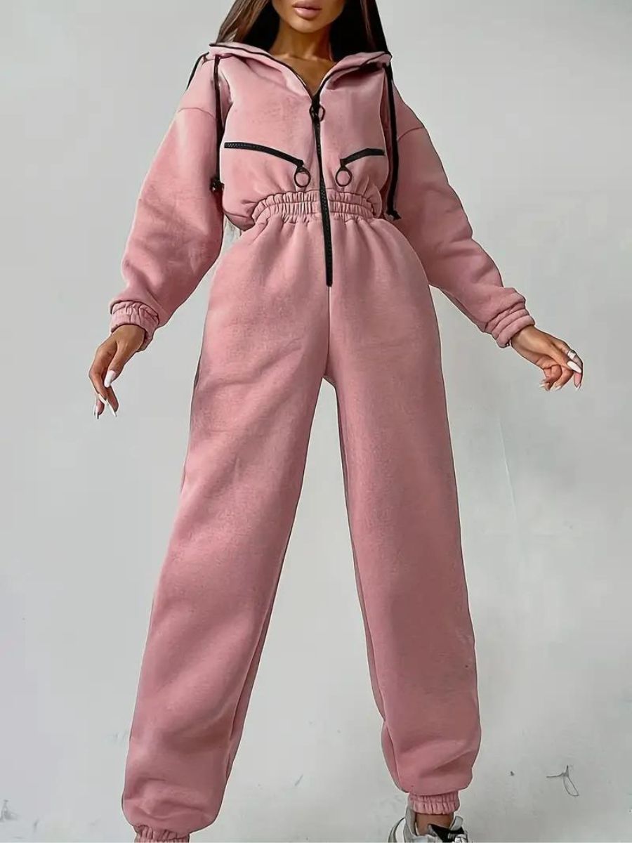 Stilla | Jumpsuit Med Hætte Og Snøre