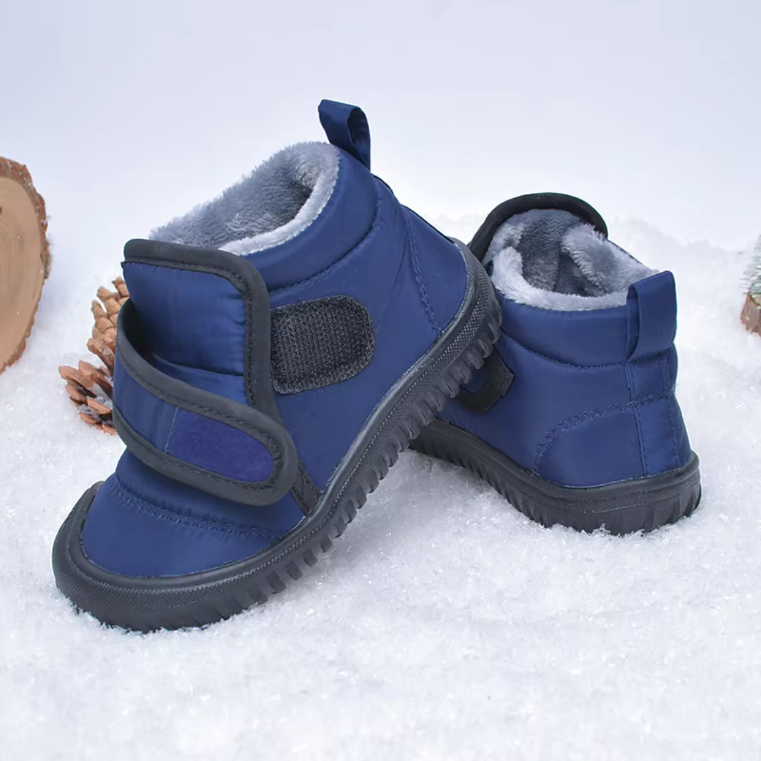 Stilla | Frummies Sneboots Varme BørneBarefoot Sneakers til børn med for og velcro