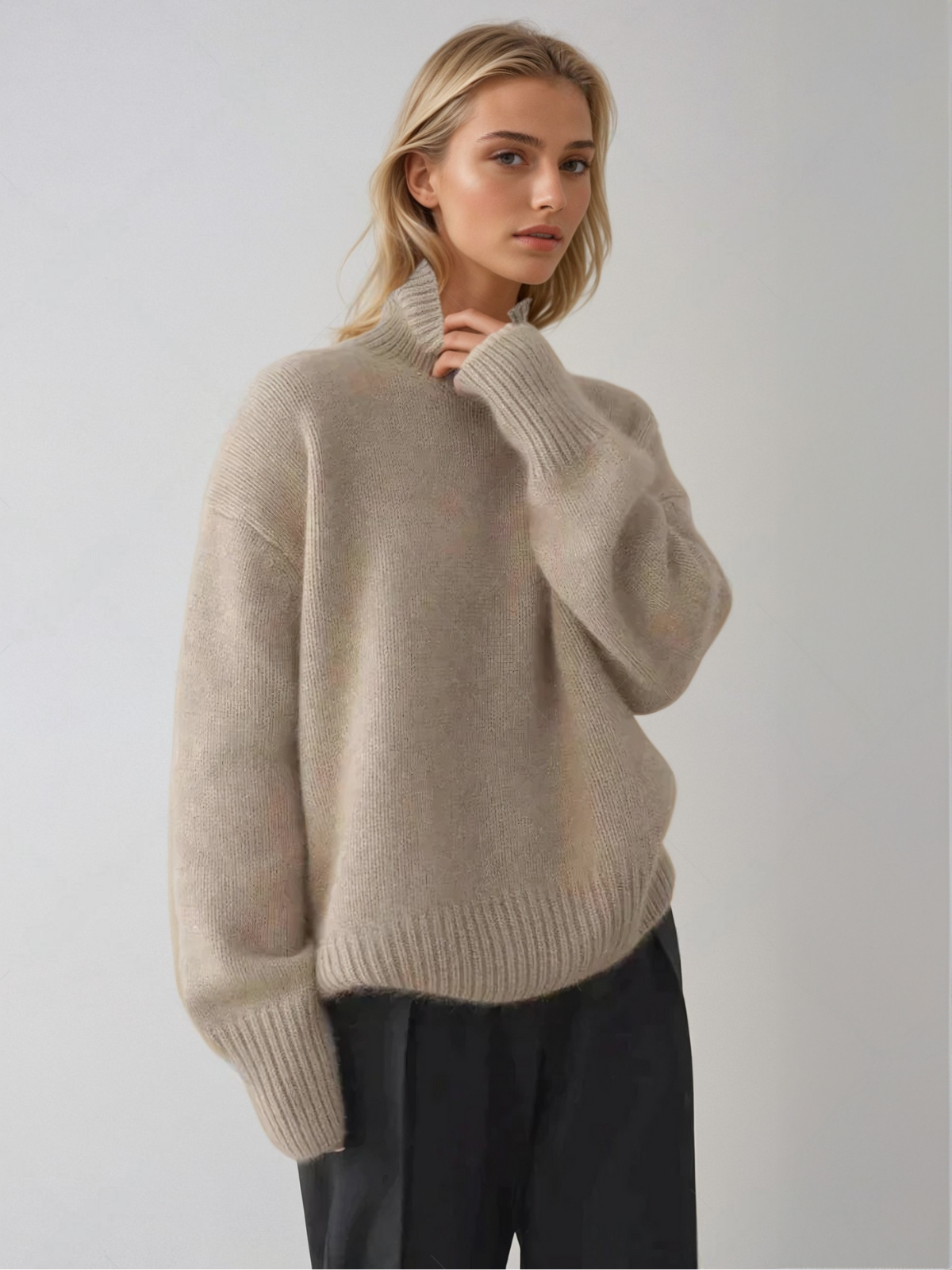 Stilla | Pullover med hyggelig rullekrave