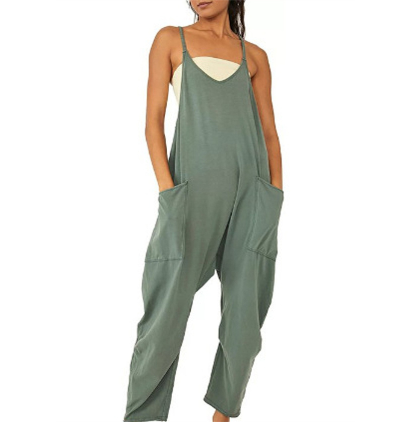 Stilla | Casual Jumpsuit Uden Ærmer med Lommer til Kvinder