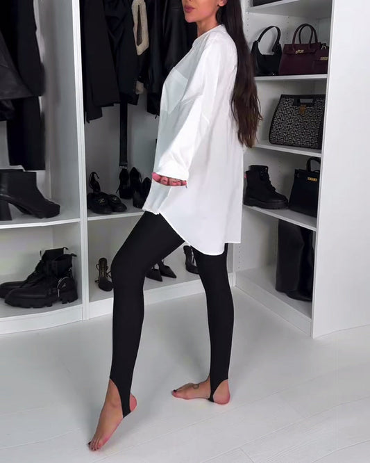 Stilla | Leggings med ankelrem