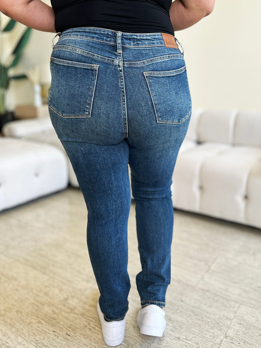 Stilla | Blå Fuld Størrelse Høj Talje Skinny Jeans