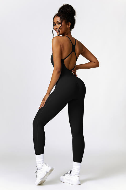 Stilla | Ryg Spaghetti Strop Sport Jumpsuit