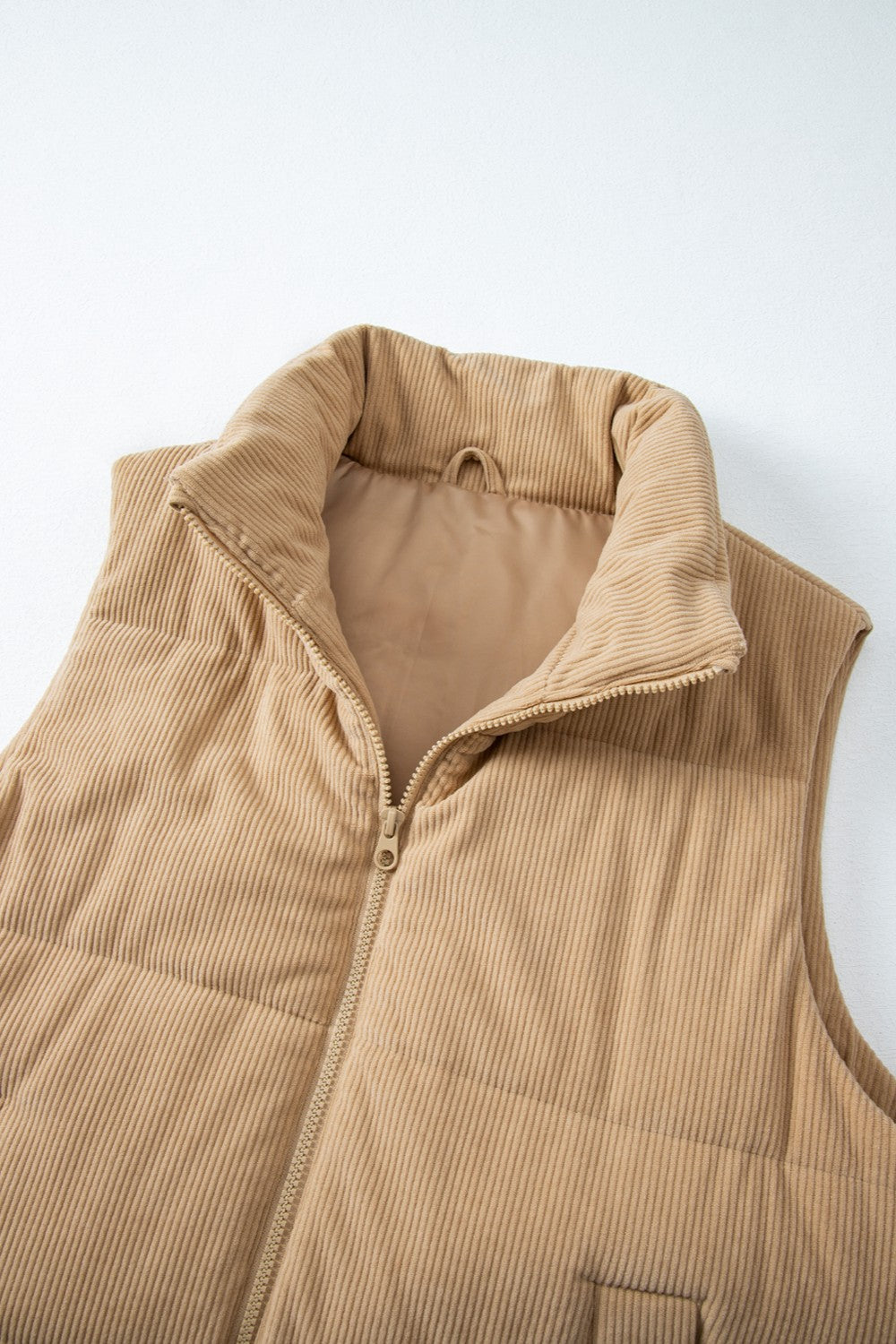 Stilla | Zip Up Turtleneck Vest Coat