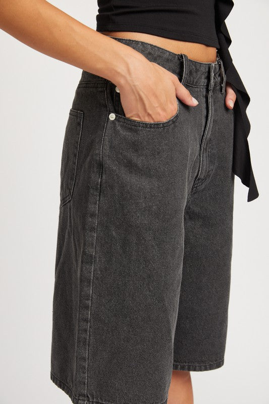 Stilla | Bermuda Shorts Med Lommer