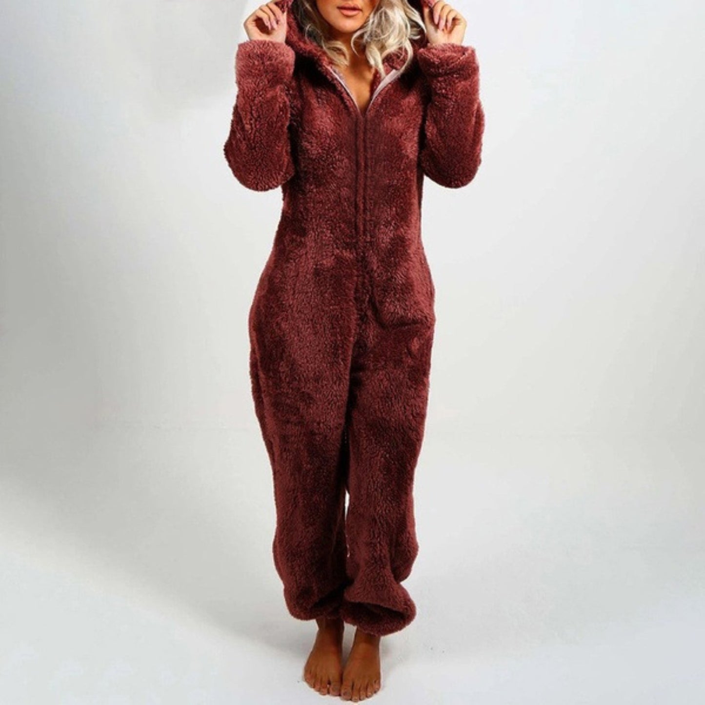Stilla | Blød Teddy Fleece Heldragt Polyester Komfort og Varmth