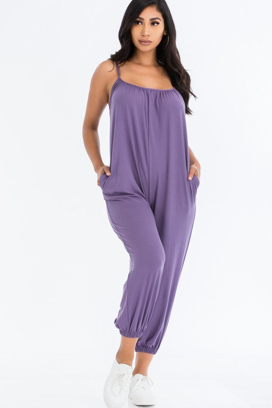 Stilla | Strop Solid Jumpsuit