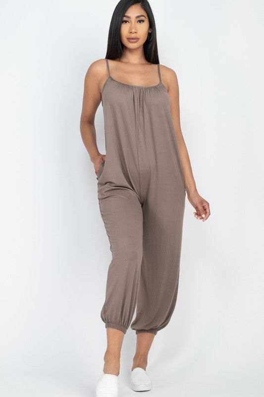 Stilla | Strop Solid Jumpsuit