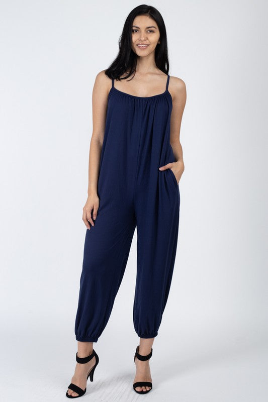 Stilla | Strop Solid Jumpsuit