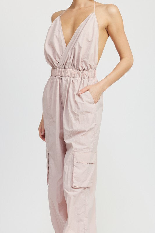 Stilla | Strop Cargo Jumpsuit