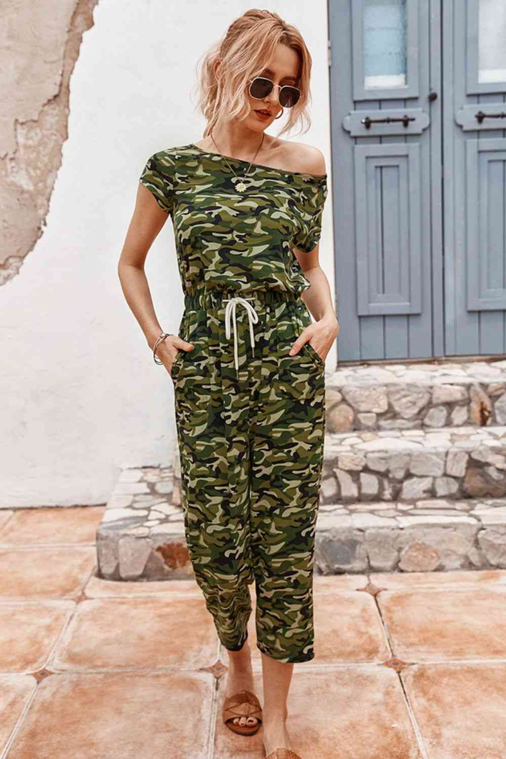 Stilla | Snoretræk Crop Leg Jumpsuit