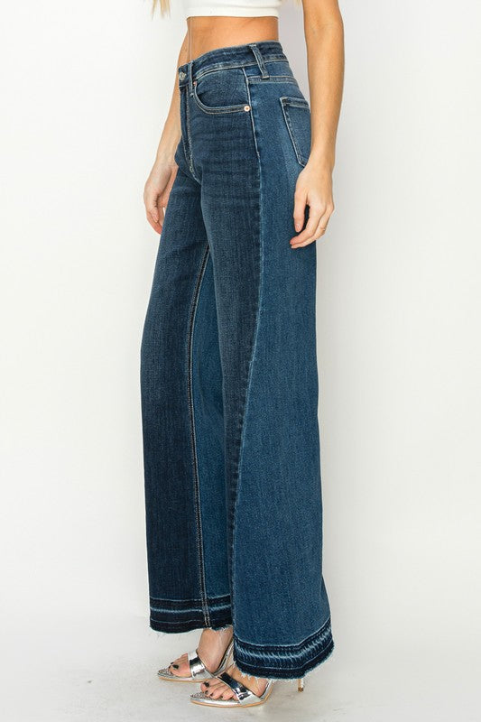 Stilla | Rise Afslappet Bred Ben Jeans