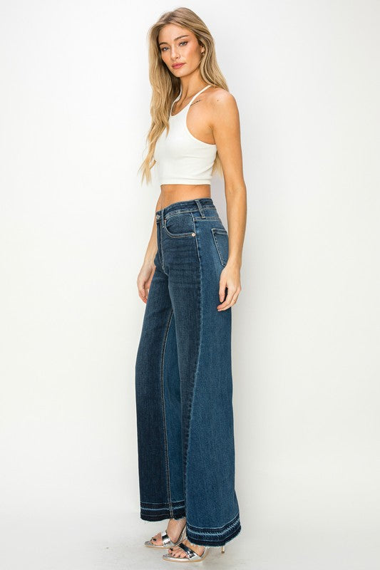 Stilla | Rise Afslappet Bred Ben Jeans