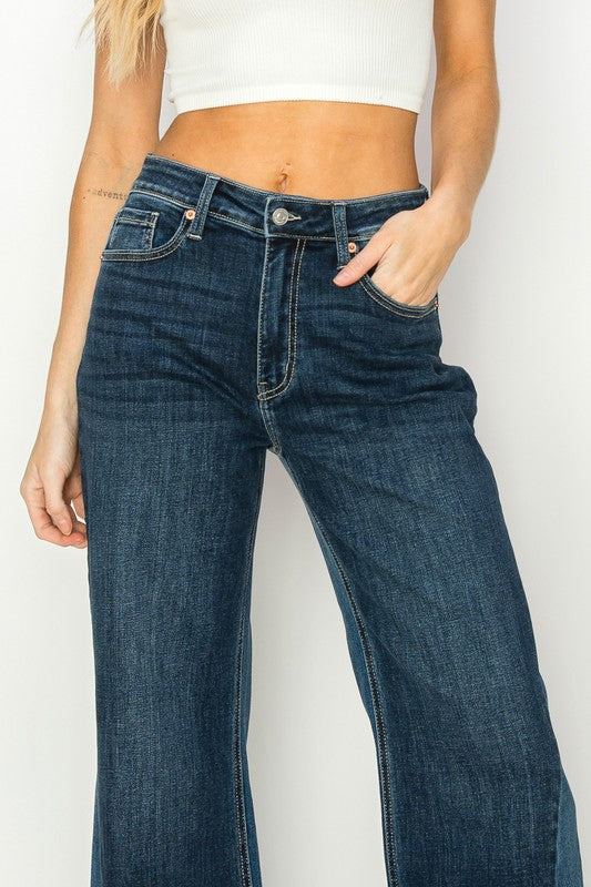 Stilla | Rise Afslappet Bred Ben Jeans