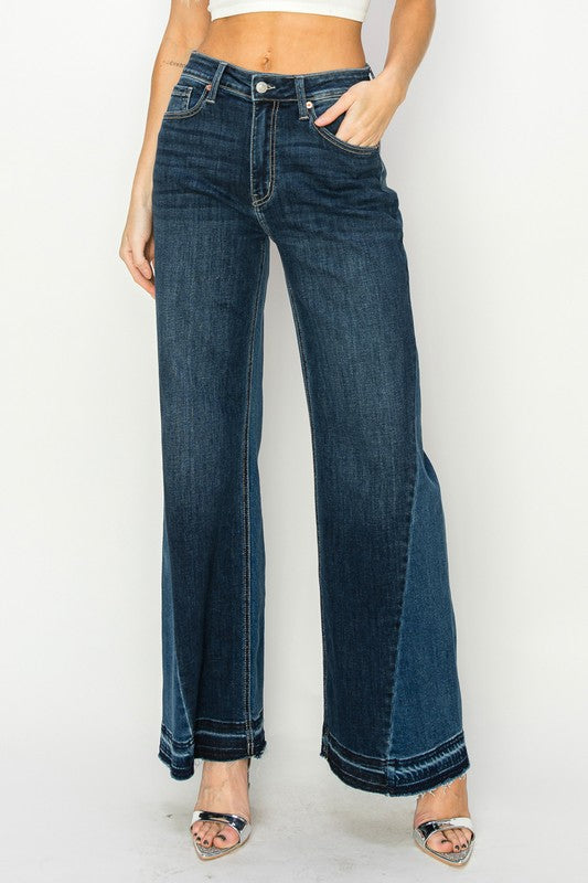 Stilla | Rise Afslappet Bred Ben Jeans