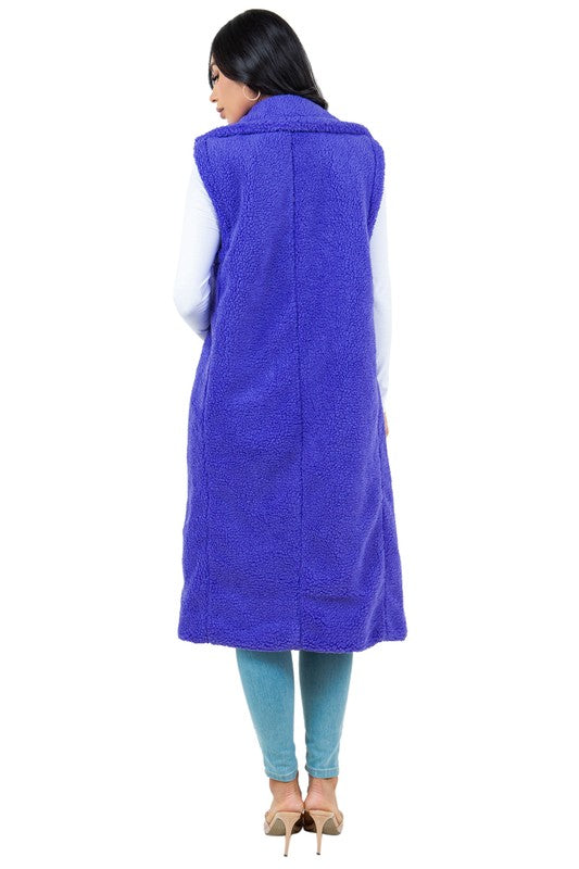 Stilla | Teddy Fleece Vest Jakke