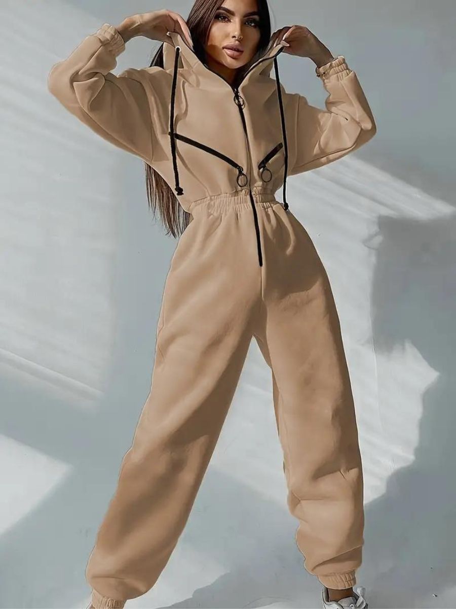 Stilla | Jumpsuit Med Hætte Og Snøre