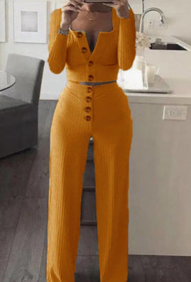 Dame jumpsuit med knapdetaljer og tætsiddende pasform Stilla