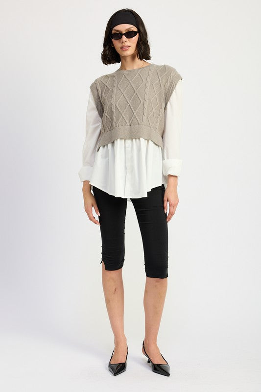 Stilla | Øverste Pullover Kabel To Jern