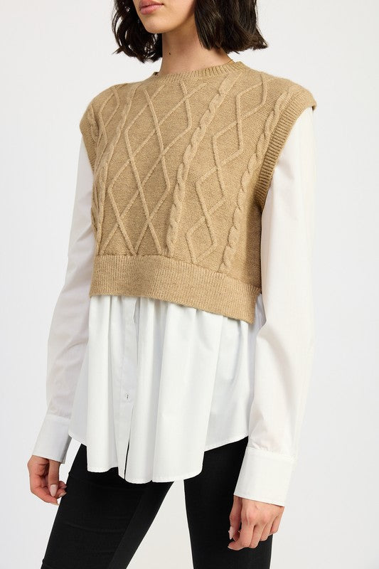 Stilla | Øverste Pullover Kabel To Jern