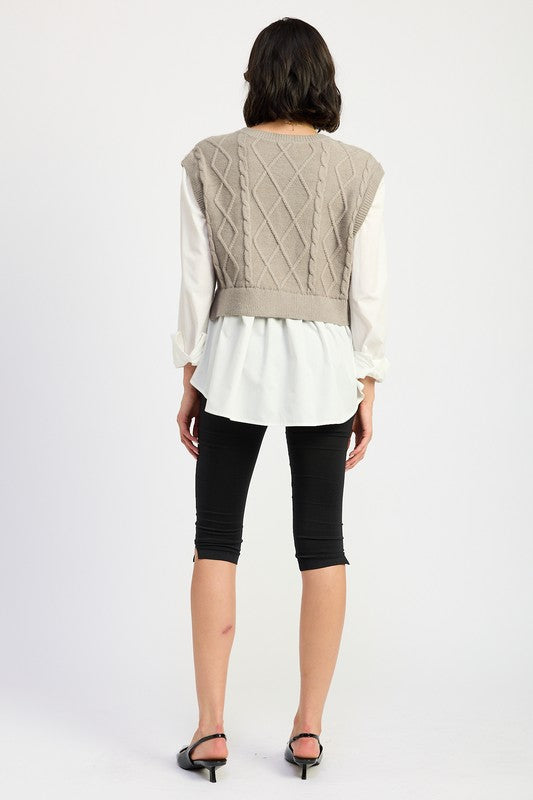 Stilla | Øverste Pullover Kabel To Jern
