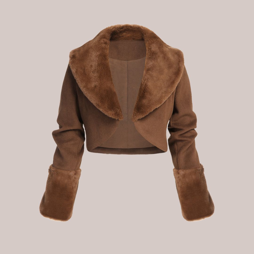 Stilla | med retro pelskrave Dixie