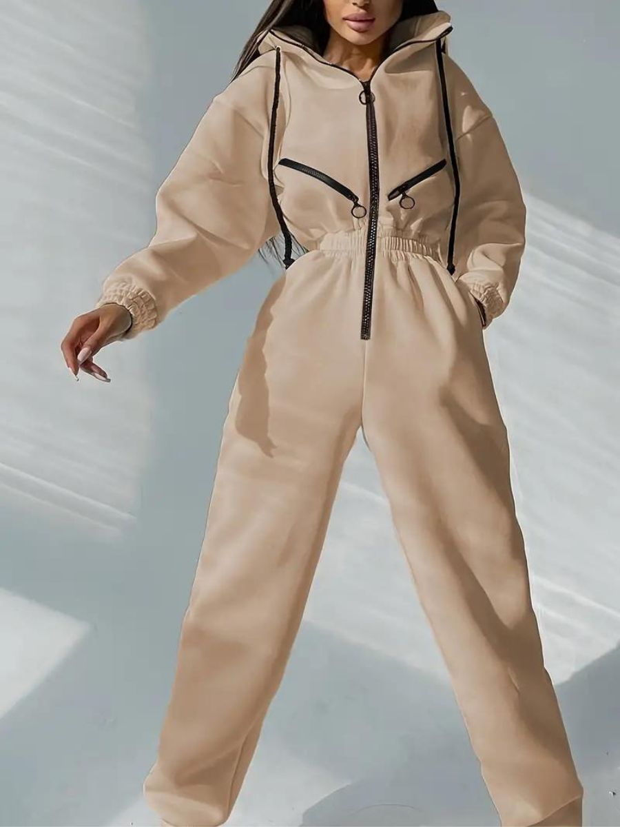 Stilla | Jumpsuit Med Hætte Og Snøre