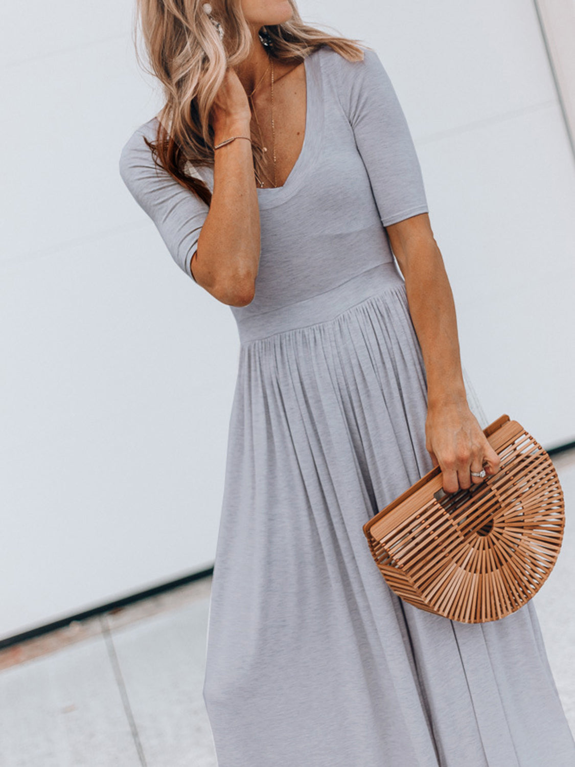 Stilla | Hals Korte Ærmer Jumpsuit