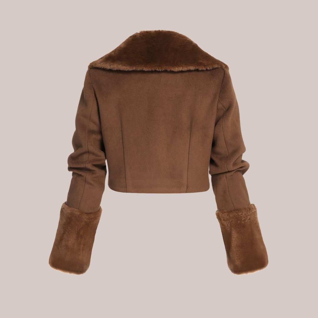 Stilla | med retro pelskrave Dixie