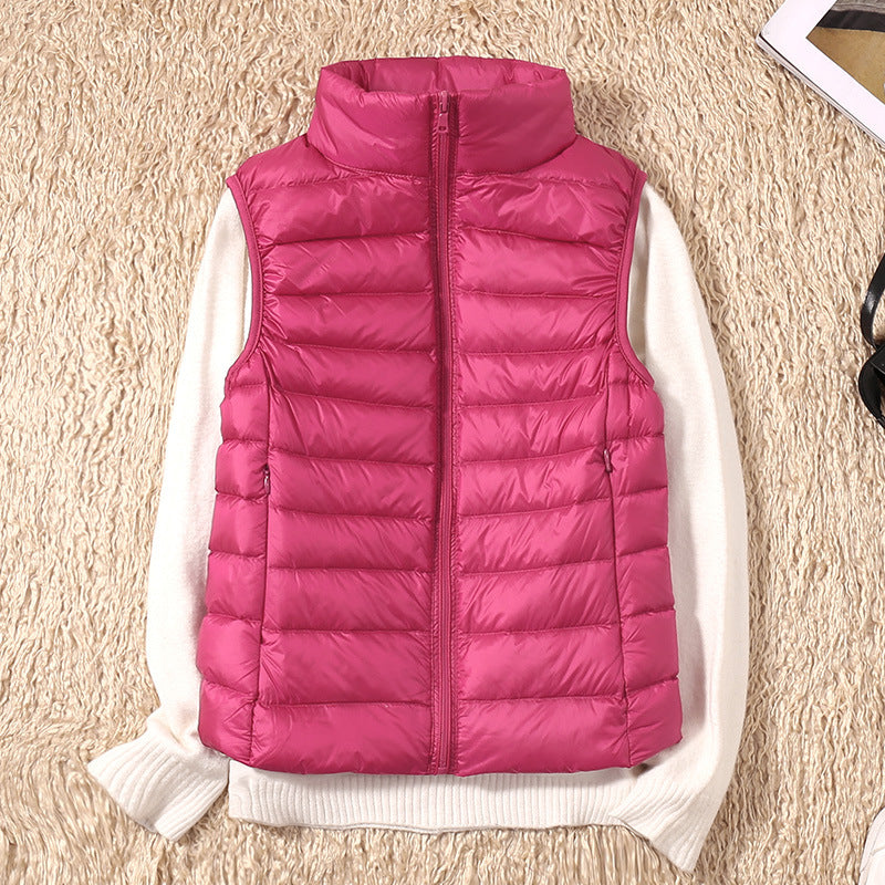 Stilla | Vandafvisende Bodywarmer Med Hvide Andefjer
