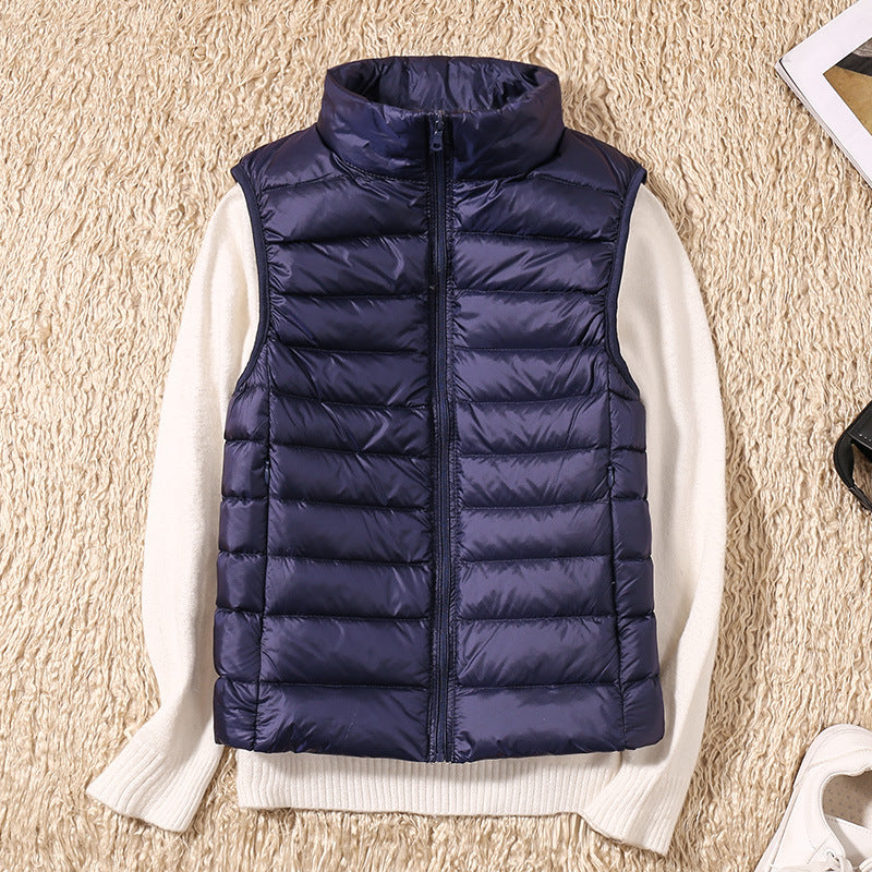 Stilla | Vandafvisende Bodywarmer Med Hvide Andefjer