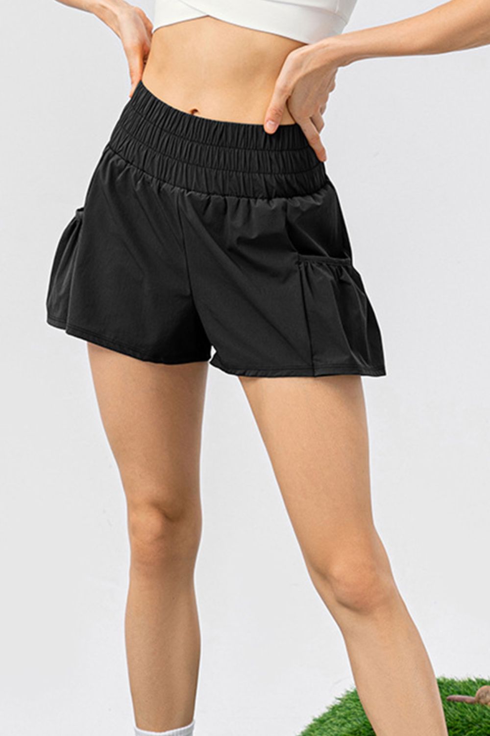 Stilla | Talje Lomme Active Shorts