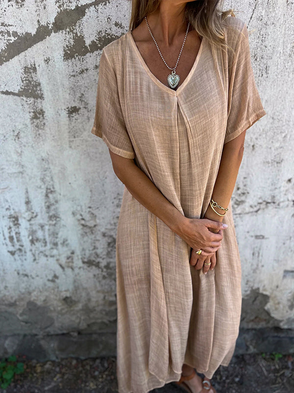 Stilla | Maxi Kjole Med Feminint Snit