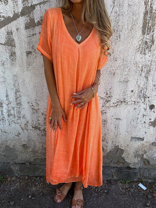Stilla | Maxi Kjole Med Feminint Snit