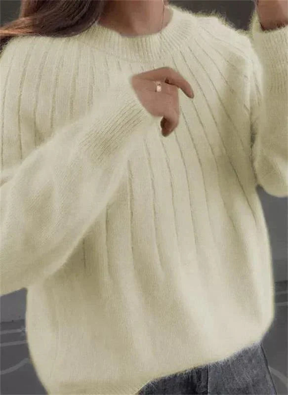 Stilla | Fluffy Cashmere Striktrøje