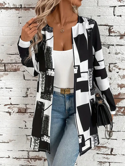 Stilla | Elegant Jakke med Åben Forside til Stilfulde Outfits