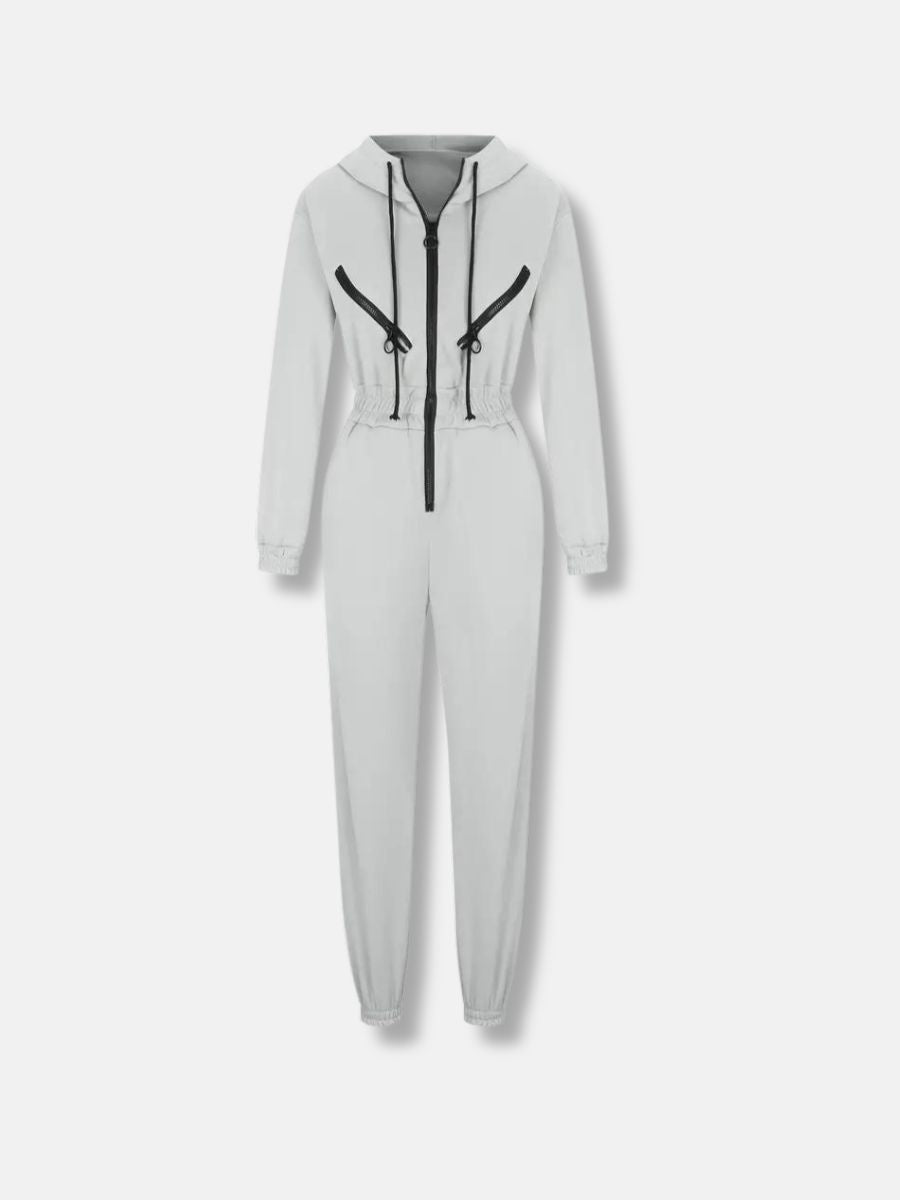 Stilla | Jumpsuit Med Hætte Og Snøre