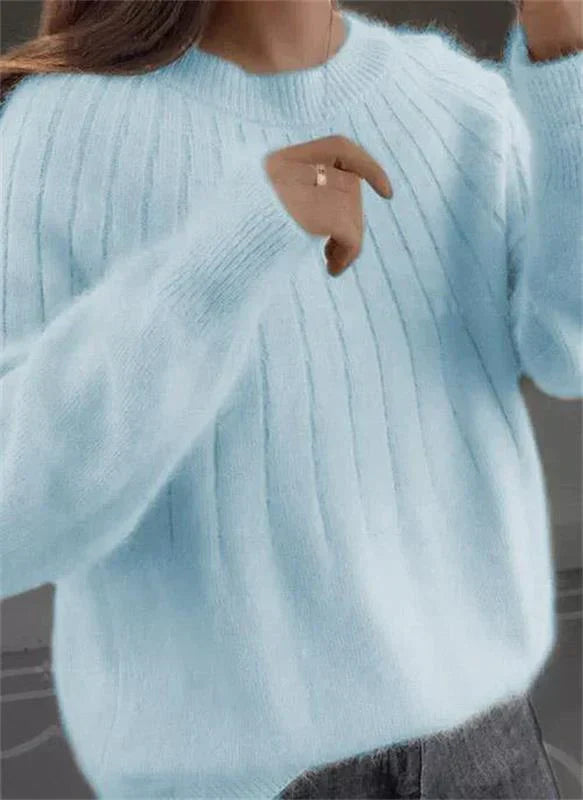 Stilla | Fluffy Cashmere Striktrøje