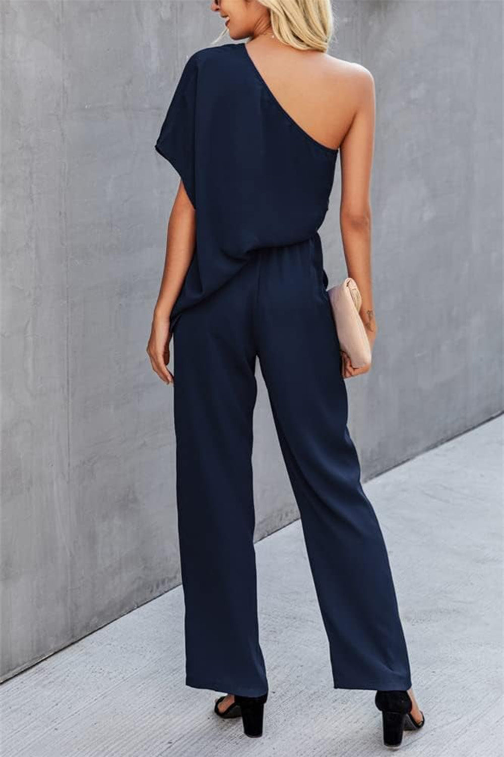 Stilla | Skulder Kort Ærme Jumpsuit