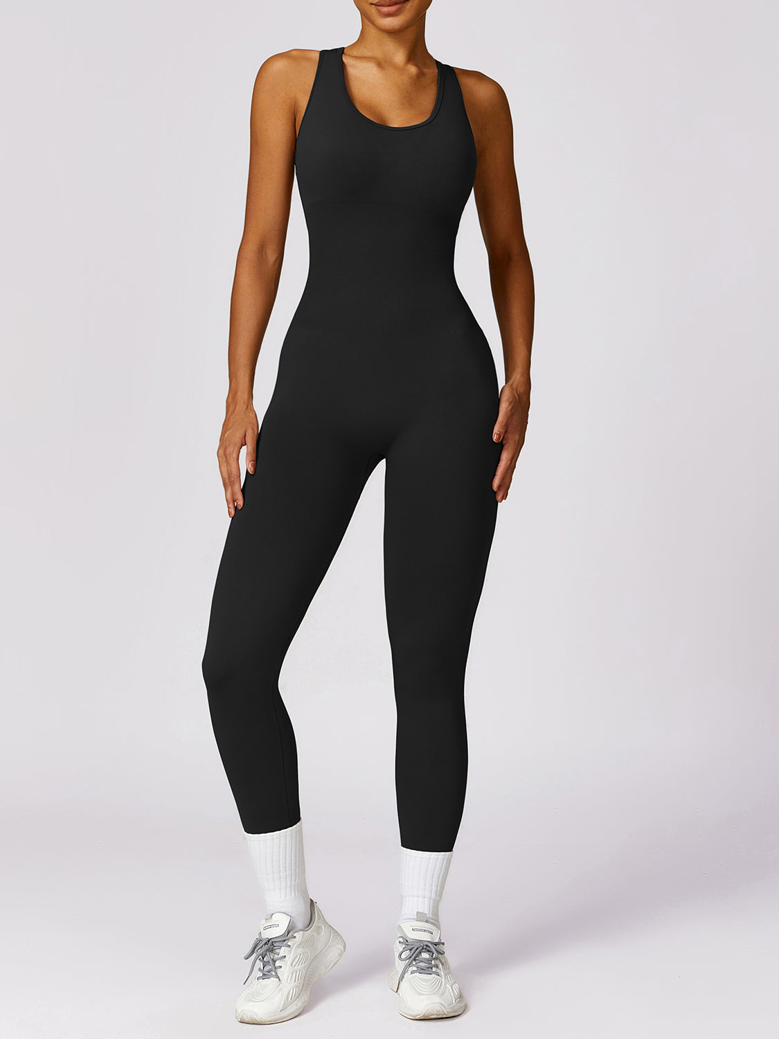 Stilla | Bae Ærmeløs Cutout Racerback Aktiv Jumpsuit