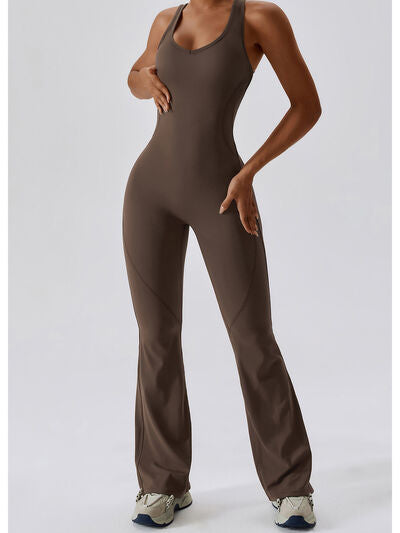 Stilla | Bred Strop Bootcut Aktiv Jumpsuit