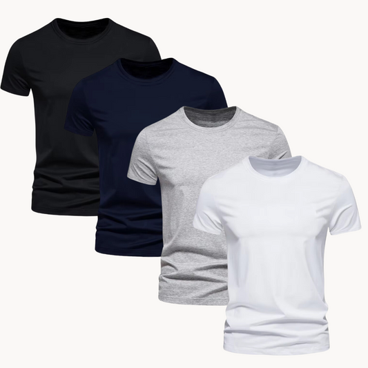 Stilla | Tidløse Crew T-shirts Sæt af 4