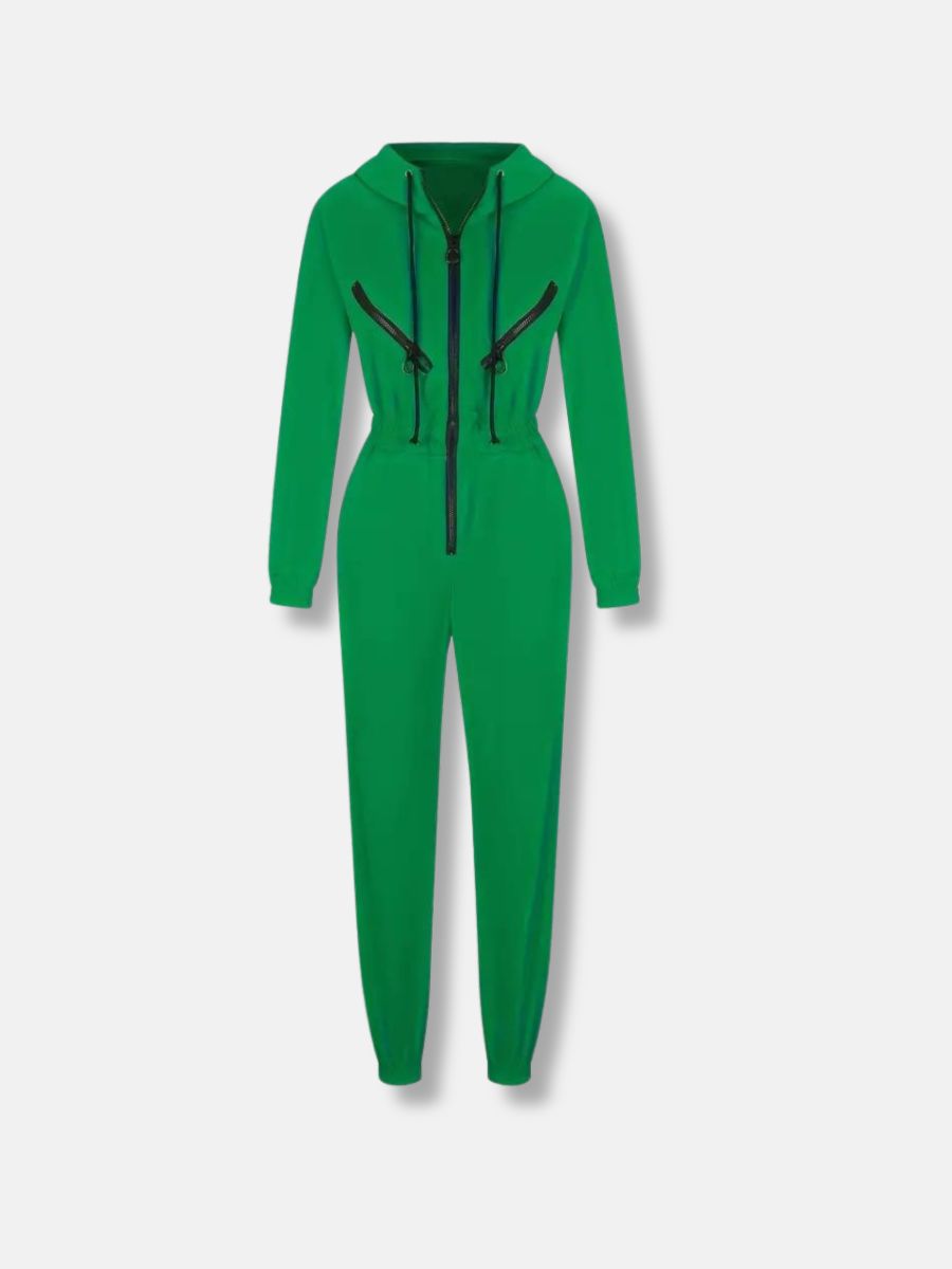 Stilla | Jumpsuit Med Hætte Og Snøre